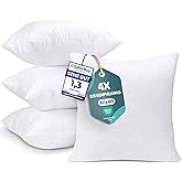 Utopia Bedding Set of 4 Cushion Fillers, Filler Pillows