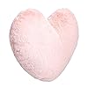Amazon Basics Peony Pink Heart Shaped Decorative Cushion 45cm x 41cm